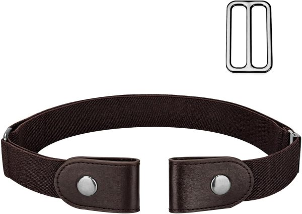 maikun No Buckle Women Men Stretch Belt, Invisible Elastic Belt for Jeans Pants Dresses - Image 11