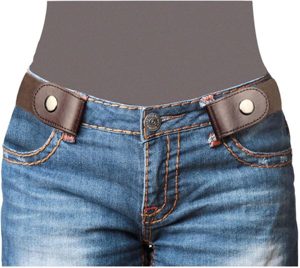 maikun No Buckle Women Men Stretch Belt, Invisible Elastic Belt for Jeans Pants Dresses - Image 13