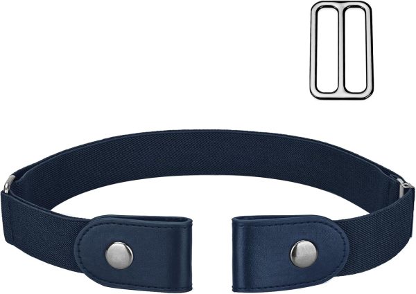 maikun No Buckle Women Men Stretch Belt, Invisible Elastic Belt for Jeans Pants Dresses - Image 18