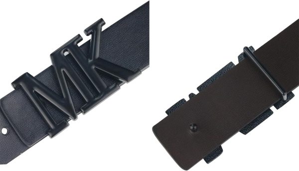 maikun Mens Dress Leather Belt, 1.3'' Width Casual Black Belt for Men - Image 5