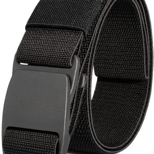 maikun Mens Nylon Belt, Military Tactical Men Belt, Plastic Buckle Belt, Casual Web Belt For Men Outdoor