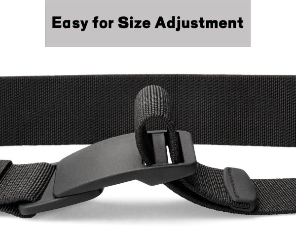 maikun Mens Nylon Belt, Military Tactical Men Belt, Plastic Buckle Belt, Casual Web Belt For Men Outdoor - Image 4