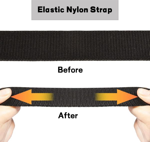 maikun Mens Nylon Belt, Military Tactical Men Belt, Plastic Buckle Belt, Casual Web Belt For Men Outdoor - Image 5