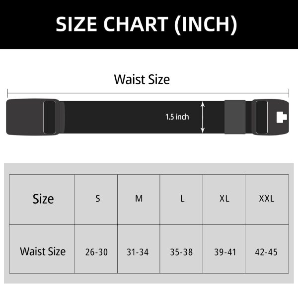 maikun Mens Nylon Belt, Military Tactical Men Belt, Plastic Buckle Belt, Casual Web Belt For Men Outdoor - Image 6