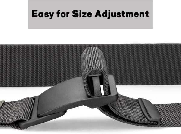 maikun Mens Nylon Belt, Military Tactical Men Belt, Plastic Buckle Belt, Casual Web Belt For Men Outdoor - Image 10